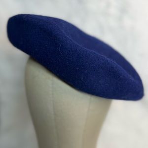 Vintage 501 Betmar Wool Beret made in British Hong Kong Blue